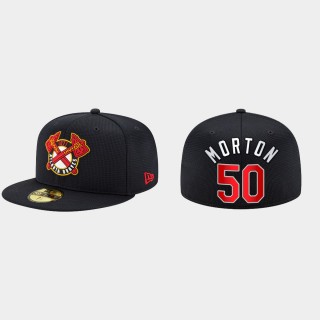 Charlie Morton Braves Navy 2021 Clubhouse 59FIFTY Hat