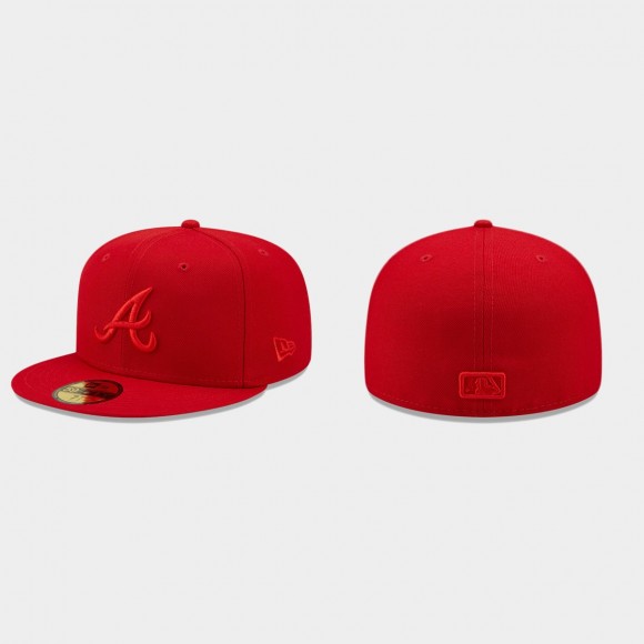 Braves Scarlet Color Pack 59FIFTY Fitted Hat