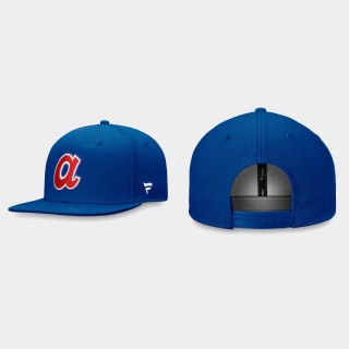 Braves Royal Cooperstown Collection Core Snapback Hat
