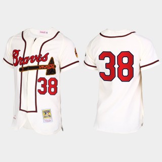 Guillermo Heredia Braves Cream Throwback Jersey