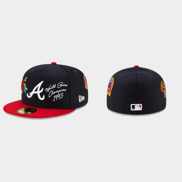 Braves Navy Icon 2.0 59FIFTY Fitted Hat