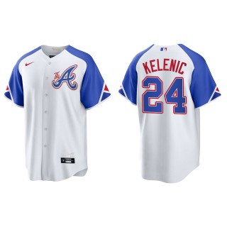 Jarred Kelenic Braves White City Connect Replica Jersey