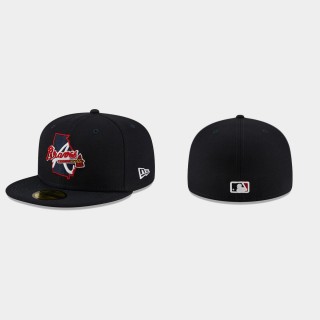 Braves Navy Local II 59FIFTY Fitted Hat