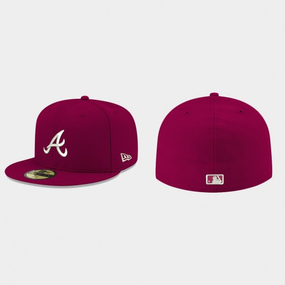 Braves Cardinal Logo 59FIFTY Fitted Hat