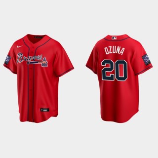 Marcell Ozuna Braves Red 2021 All-Star Game Jersey