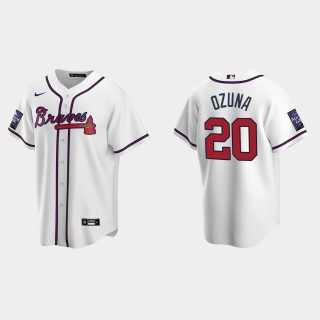 Marcell Ozuna Braves White 2021 All-Star Game Jersey