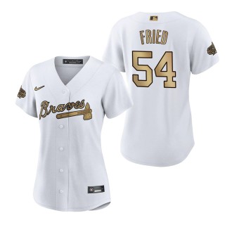 Women's Max Fried Atlanta Braves National League White 2022 MLB All-Star Game Replica Jersey