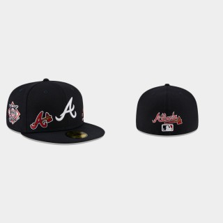 Braves Navy Multi 59Fifty Fitted Hat