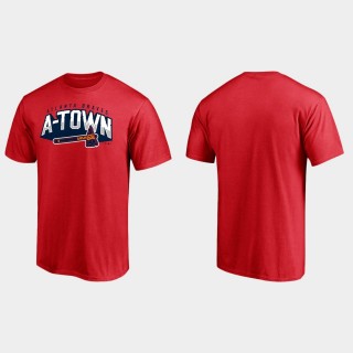 Braves Paint The Black Red Hometown T-Shirt