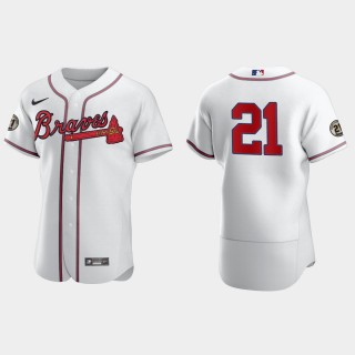 Braves White Roberto Clemente Day Jersey