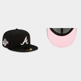 Braves Black Team Drip 59FIFTY Fitted Hat