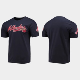 Braves Team Logo Navy T-Shirt