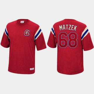 Braves Tyler Matzek Extra Innings Red T-Shirt