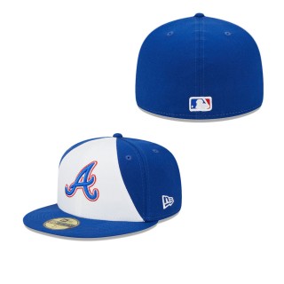 Men's Atlanta Braves White Royal 2023 City Connect 59FIFTY Fitted Hat