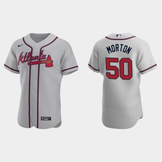 Charlie Morton Braves Gray Authentic Road Jersey