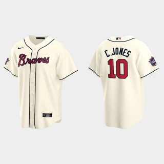 Braves Chipper Jones Cream 2021 MLB All-Star Game Jersey