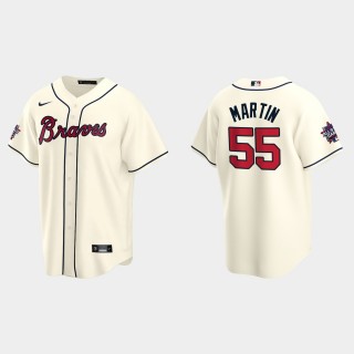 Braves Chris Martin Cream 2021 MLB All-Star Game Jersey
