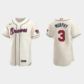Dale Murphy Braves Cream Authentic Jersey