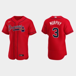 Dale Murphy Braves Red Authentic Jersey