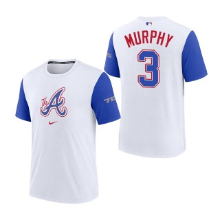 Dale Murphy Atlanta Braves White Royal 2023 City Connect Authentic Collection Legend T-Shirt