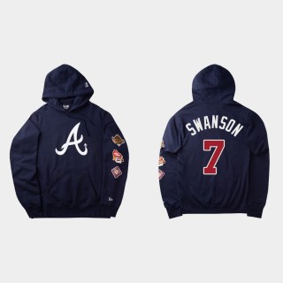 Dansby Swanson Braves Blue World Champions Hoodie