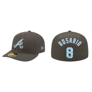 Eddie Rosario Atlanta Braves Graphite 2022 Father's Day On-Field Low Profile 59FIFTY Fitted Hat