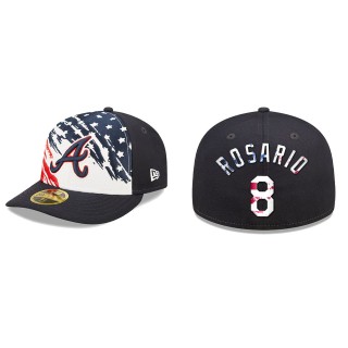 Eddie Rosario Atlanta Braves Navy 2022 4th of July Independence Day Low Profile 59FIFTY Fitted Hat