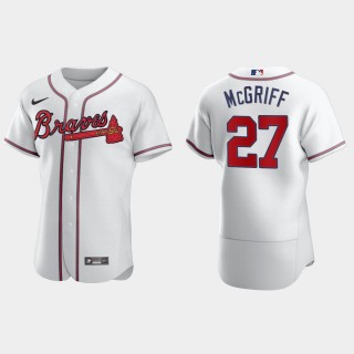 Fred McGriff Braves White Authentic Jersey