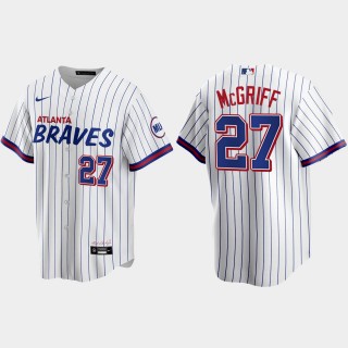 Braves Fred McGriff White 2021 City Connect Jersey