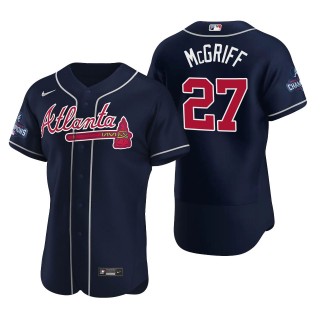 Fred McGriff Atlanta Braves Nike Navy 2021 World Series Champions Authentic Jersey