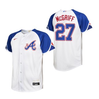Fred McGriff Youth Atlanta Braves White 2023 City Connect Replica Jersey