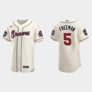 Freddie Freeman Braves Cream 2021 MLB All-Star Jersey