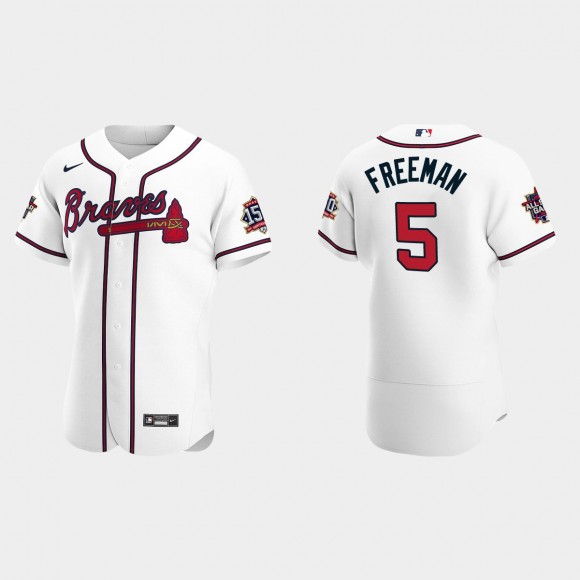 Freddie Freeman Braves White 2021 MLB All-Star Game Authentic Jersey