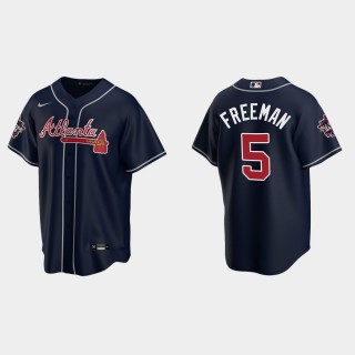 Braves Freddie Freeman Navy 2021 MLB All-Star Jersey