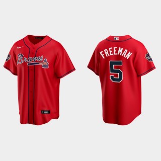 Braves Freddie Freeman Red 2021 MLB All-Star Jersey
