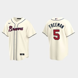 Freddie Freeman Braves Cream Replica Alternate Jersey