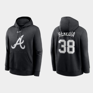 Guillermo Heredia Braves Black Fashion Club Pullover Hoodie