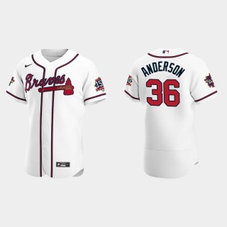 Ian Anderson Braves White 2021 MLB All-Star Game Authentic Jersey
