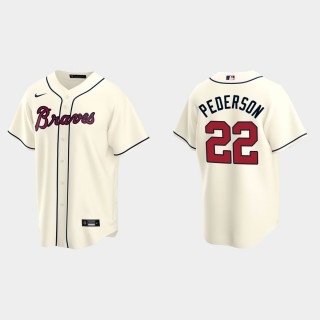 Joc Pederson Braves Cream Replica Alternate Jersey
