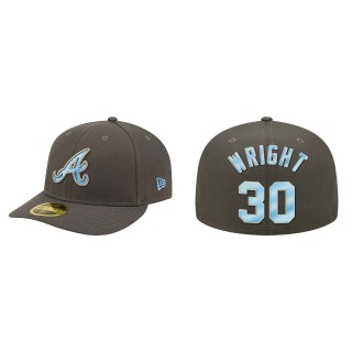 Kyle Wright Atlanta Braves Graphite 2022 Father's Day On-Field Low Profile 59FIFTY Fitted Hat