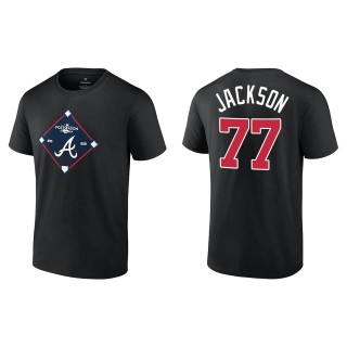 Luke Jackson Atlanta Braves Fanatics Branded Black 2022 Postseason Bound T-Shirt