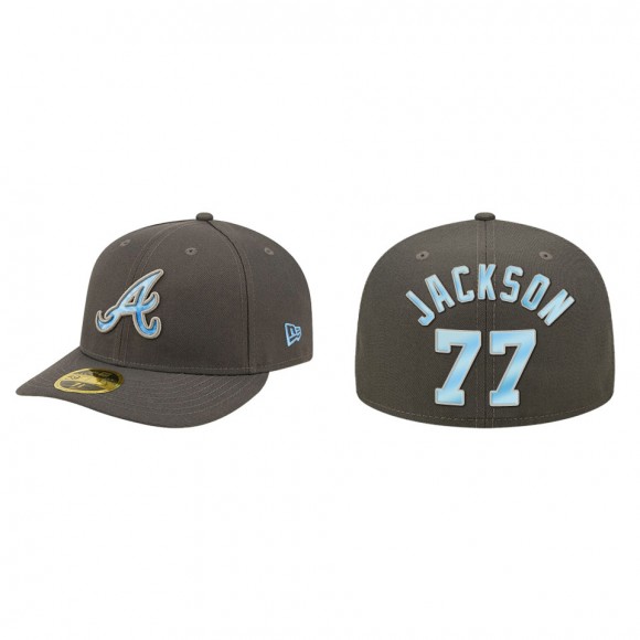 Luke Jackson Atlanta Braves Graphite 2022 Father's Day On-Field Low Profile 59FIFTY Fitted Hat