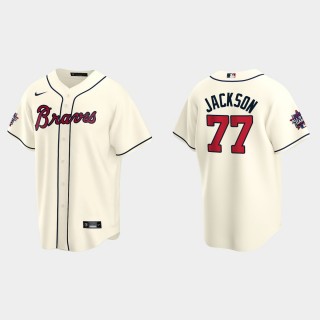 Braves Luke Jackson Cream 2021 MLB All-Star Game Jersey