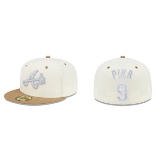 Manny Pina Just Caps Drop 1 Atlanta Braves 59FIFTY Fitted Hat