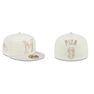 Manny Pina Just Caps Drop 2 Milwaukee Braves 59FIFTY Fitted Hat