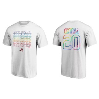 Marcell Ozuna Atlanta Braves White Logo City Pride T-Shirt