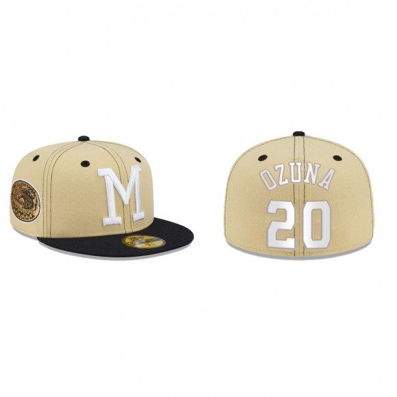 Marcell Ozuna Milwaukee Braves Just Caps Drop 3 59FIFTY Fitted Hat
