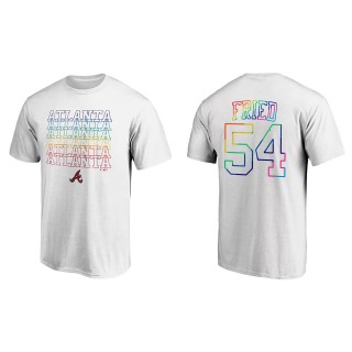 Max Fried Atlanta Braves White Logo City Pride T-Shirt