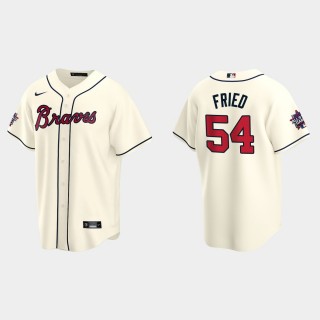 Braves Max Fried Cream 2021 MLB All-Star Game Jersey