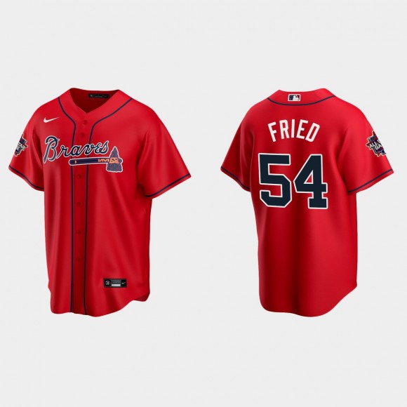 Braves Max Fried Red 2021 MLB All-Star Jersey